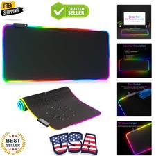 RGB Mousepad Led Mouse Pad, Large Mouse Pad,Led and Big Mouse mat