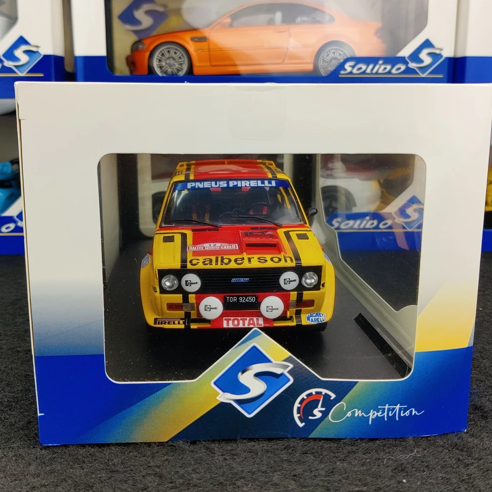 SOLIDO FIAT 131 ABARTH RALLYE MONTE CARLO 1980 MOUTON/ARRI #12 1:18 NEUF BOITE - Photo 3/4
