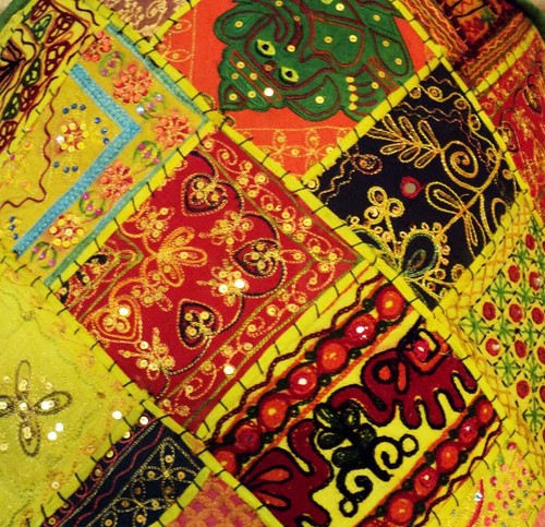24" BANJARA TRIBAL OTTOMAN STOOL FURNITURE BENCH POUF POUFFE PILLOW COVER - Picture 10 of 12