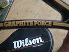 Wilson Graphite Force Midsize Tennis Racquet w Leather Grip and Cover 4 3/8 — photo 3