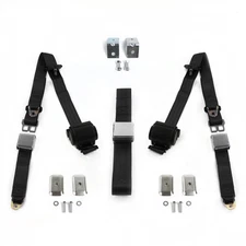 AMC Eagle 1979 - 1987 Airplane 3pt BK Bench Seat Kit w/Brackets 3 Belts  