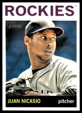 Juan Nicasio 2013 Topps Heritage #251 Rockies MLB READ FREE SHIP AutographDen