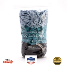 Lotta Loops Atlantic 6"x6" Cotton Potholder Weaving Kit Harrisville Made in USA