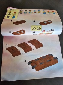 LEGO Set 6285 Manual Instructions ONLY Black Seas Barracuda 1989