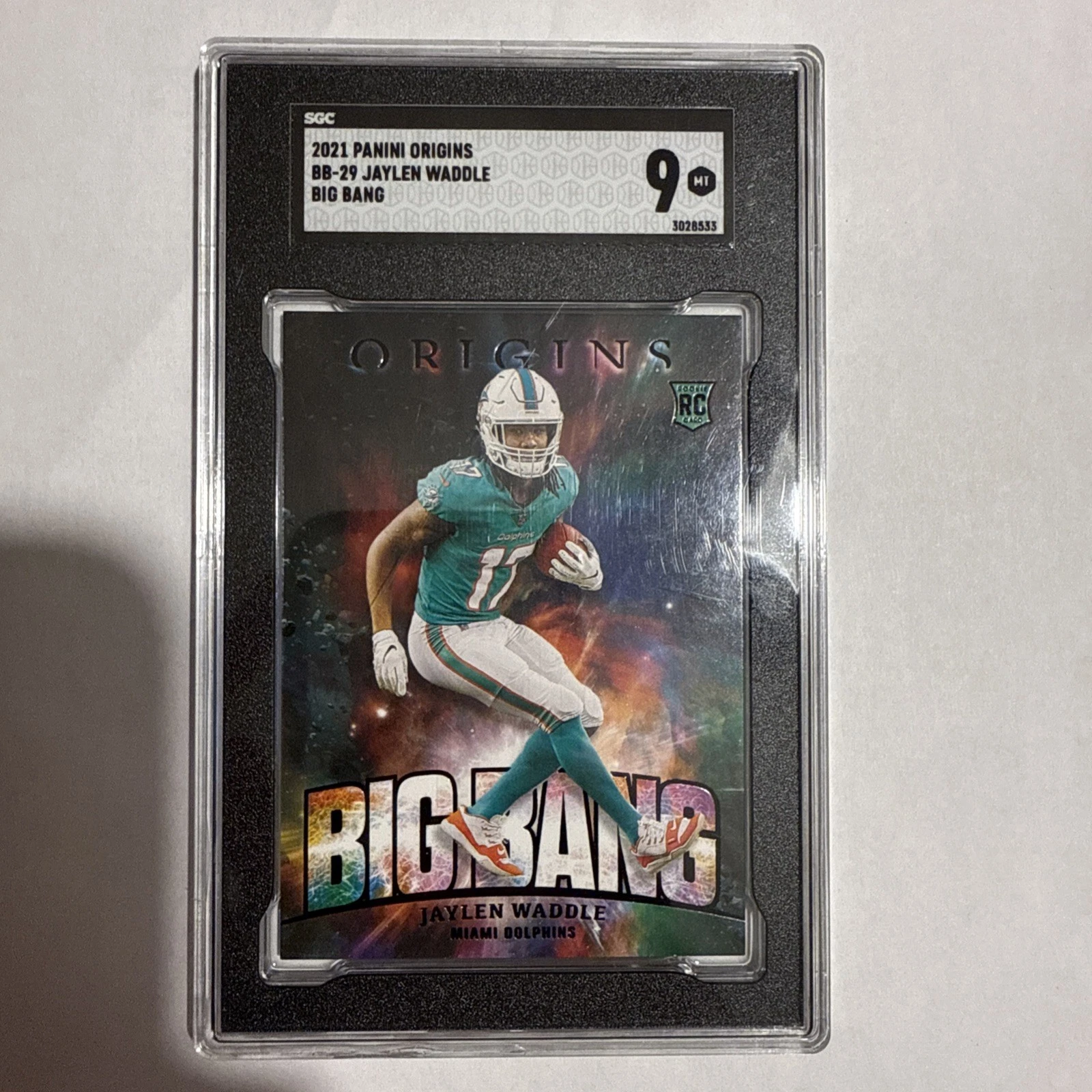 Jaylen Waddle Panini Origins Big Bang #BB29 Base