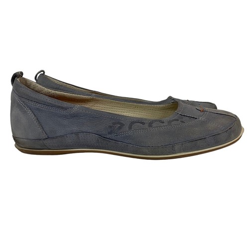 Ecco Wildleder Slipper Ballerinas Schuhe Größe 6-6,5