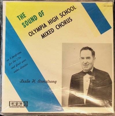SEALED Leslie H Armstrong Sound Olympia Highschool Mixed Chorus LRS1263969 Wa M