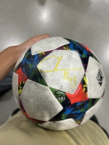 Ibrahim Konate Signed Ucl 2015 official match ball authentic