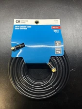 Commercial Electric 50 ft. RG-6 Quad Shielded Coaxial Cable 177 669 Black