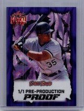 Frank Thomas 2025 Leaf Baseball Halloween 1/1 Pre Production Proof