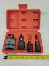 4pc Breaker Bar Wrench Conversion Kit Mechanic Tools Socket Adapter Set