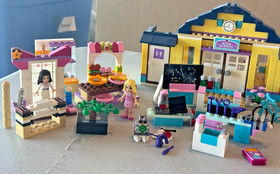Lego Friends Heartlake High (#41005) & Olivia's Invention Workshop (#3933)