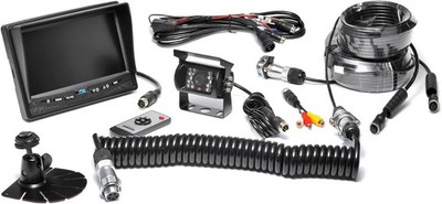 7'' Backup Camera System with Quick Connect Kit for Fifth Wheels, Trailers, RVs