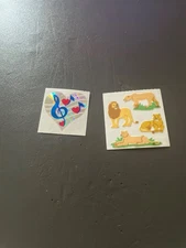 Vintage 1980s 2 Sandylion  Stickers
