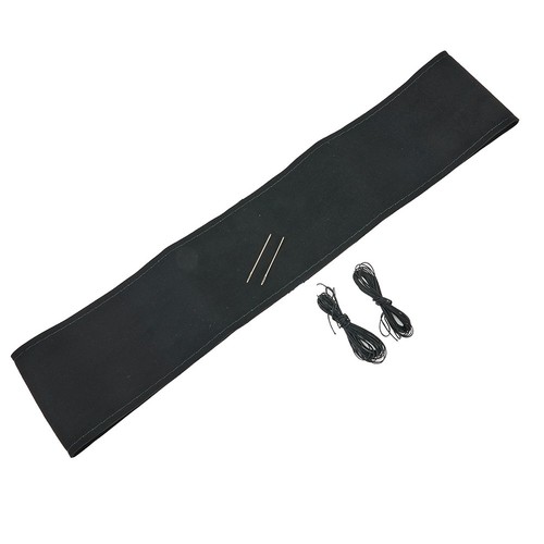 New Steering Wheel Cover 15" Accessory Anti-Slip Black+Blue Replacement - Picture 6 of 12