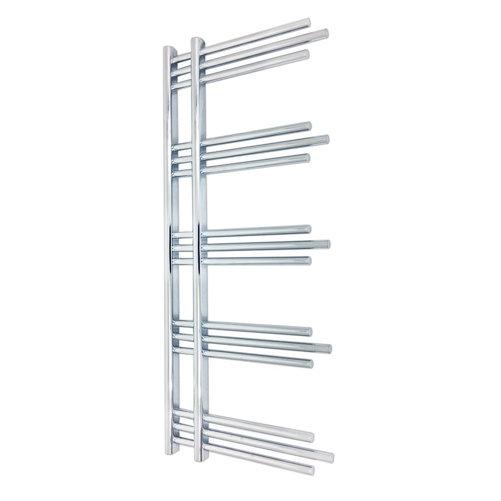 Chrome Designer Towel Rail Heated Bathroom Warmer 500mm x 1200mm ""Duchess""
