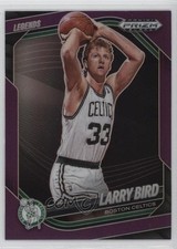 2024-25 Panini Prizm Black Legends Purple Prizm 55/99 Larry Bird #257 HOF