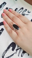Black Onyx Ring,925 Sterling Silver Ring, Handmade Ring, Black Ring, All Size