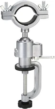 OCGIG 360 Degree Bench Clamp Vises Grinder Holder Electric 35~65mm, Silver 