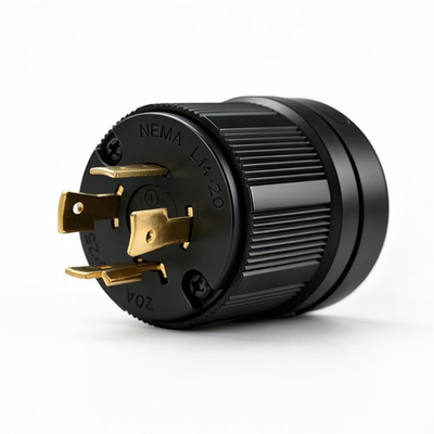 #ad NEMA L14 20P Locking Plug – 20A 125 250V Twist Lock Male Generator Connector $16.99