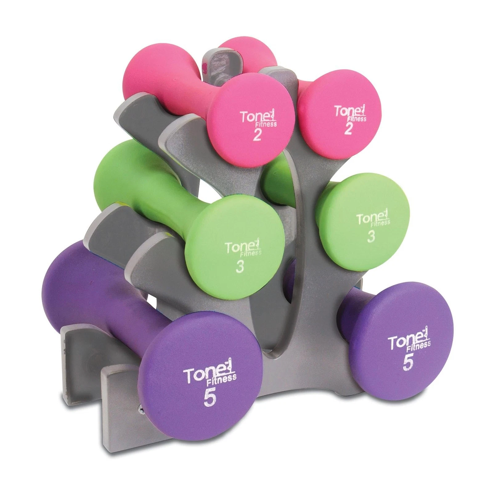 20 - Pound Hourglass Dumbbell Weight Set