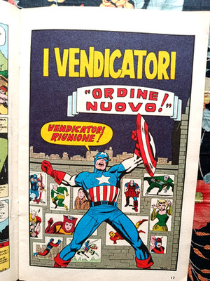 AVENGERS 16 NEW TEAM LEE KIRBY MAIN KEY ITALIAN EDITION THOR JOURNEY 123 FN-