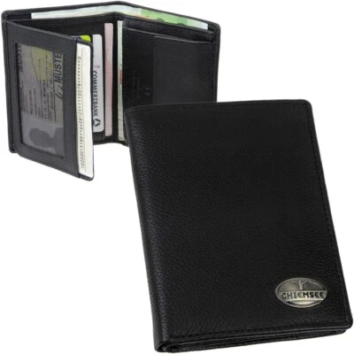 CHIEMSEE Herren Geldbörse Brieftasche Geldbeutel Kombibörse Leder Geldsack OVAL - Bild 1 von 4