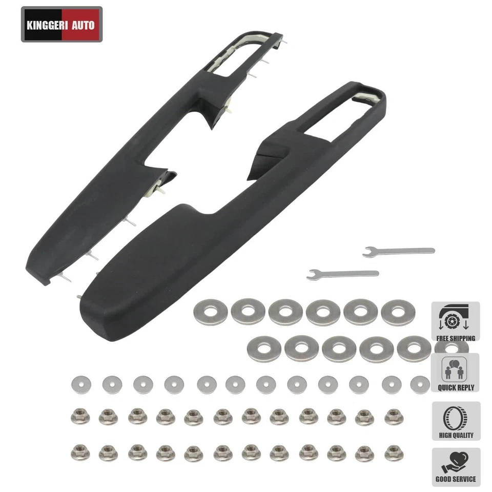 Reparación reposabrazos puerta negro delantero derecho y derecho apto Chevrolet Suburban 1500 2010-2014 Foto 4 de 4