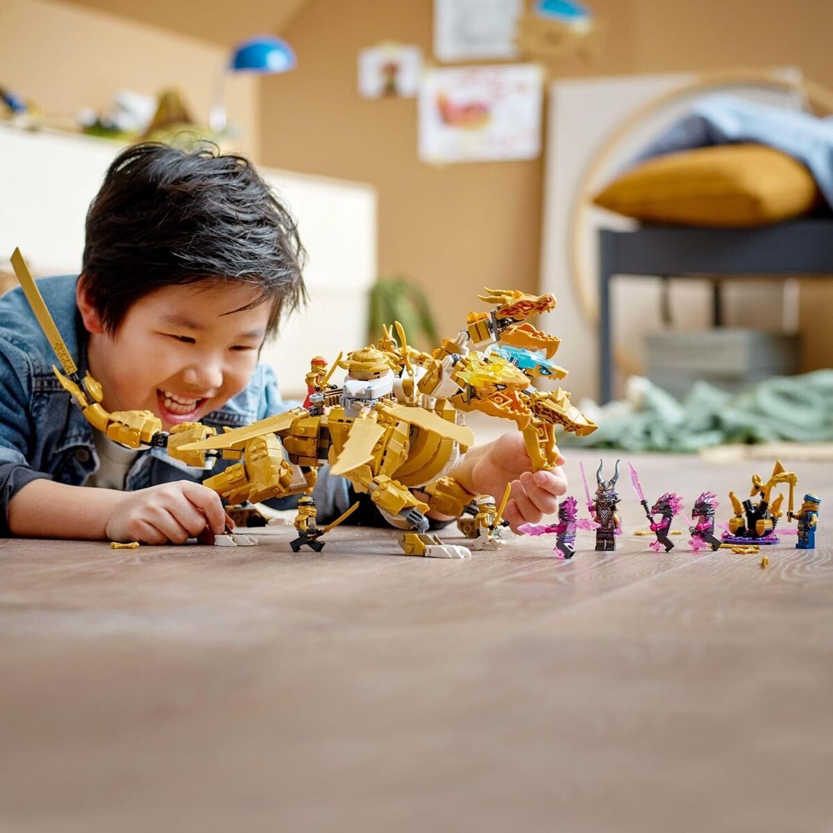 LEGO Ninjago Lloyd's Golden Ultra Dragon 71774 Toy Block