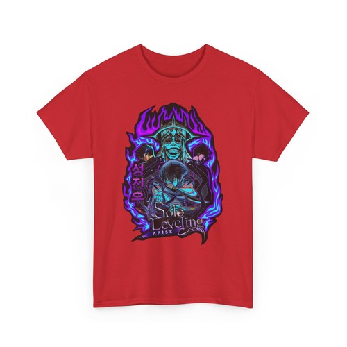 Solo Leveling T-Shirt, Sung Jin-Woo Anime Shirt, Unisex Graphic Tee, Korean Tee - Picture 34 of 35