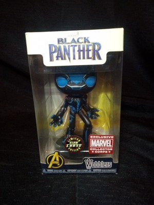 Black Panther Glow Chase Marvel Collector Corps Funko Wobblers