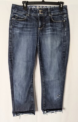 Paige Premium Denim Women's Hidden Hills Jeans Cropped Size 29 RN 27002 CA 51217