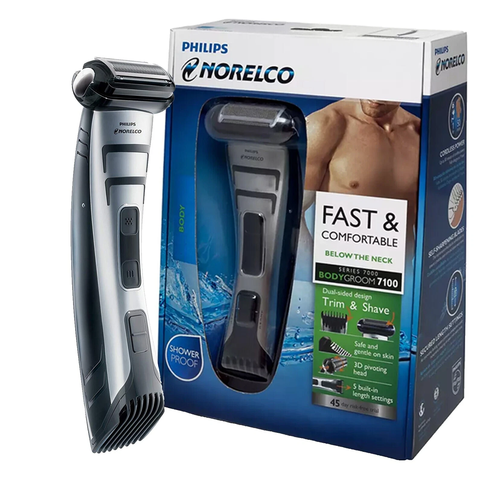 Philips Norelco Wet/Dry Electric Shavers for Men