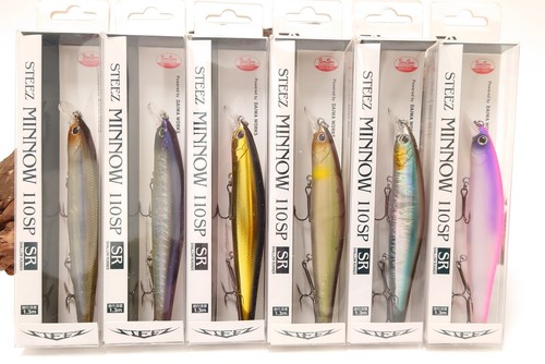 Leurre Daiwa Steez Minnow 110SP SR - Wobbler Shallow Runner 11cm 14.4g, 6 Couleurs Au Choix