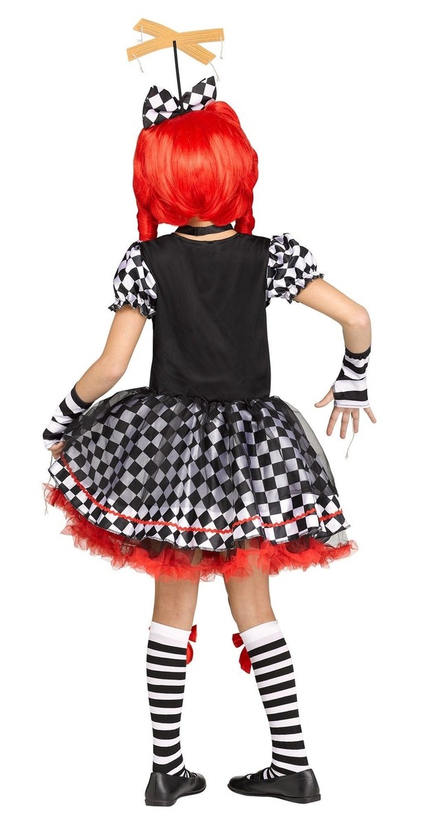 CK1280 Girls Marionette Doll Puppet Dress Broken Ragdoll