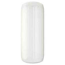 Polyform HTM-4 White Marine Ribbed Fender 13.5" Diam x 34.8" Tall 85-236-514