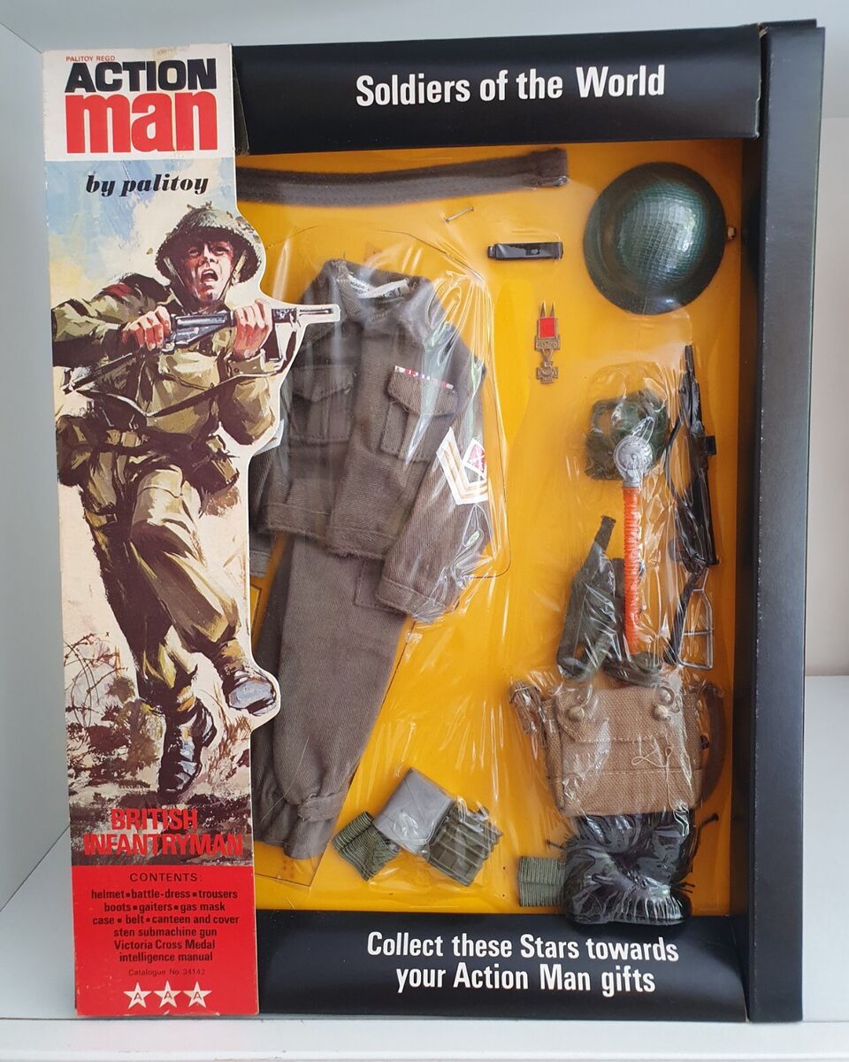 Gi Joe vintage 1964-73 Action Man SOTW British Infantry Gi Joe vintage 1964-73 Action Man SOTW British Infantry