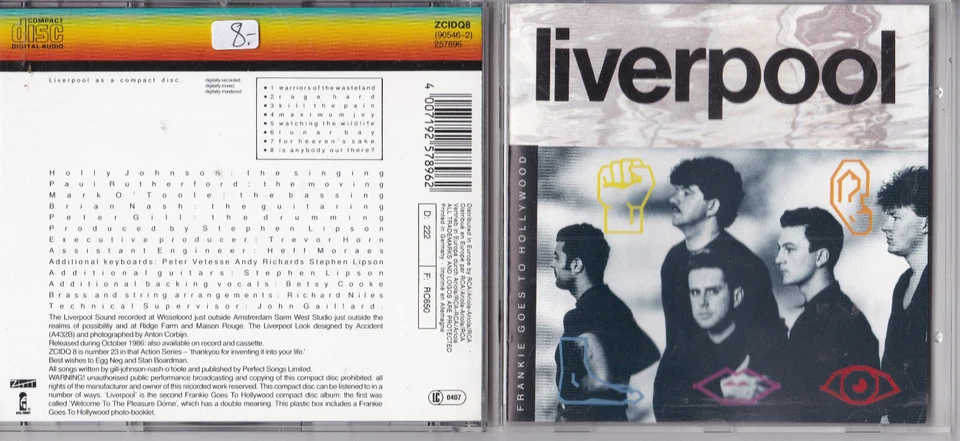 Frankie Goes To Hollywood -Liverpool- CD ZTT - Bild 1 von 1