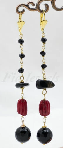 Orecchini di lusso goccia onice