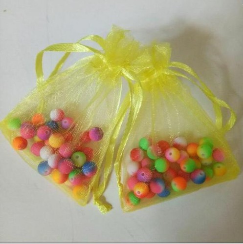100 bolsas de regalo de organza fiesta boda de Navidad joyería caramelo artesanía bolsas de embalaje - Imagen 26 de 26