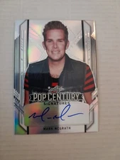 Mark Mcgrath /60 Prismatic Silver Autograph Card 2021 Leaf Pop Century