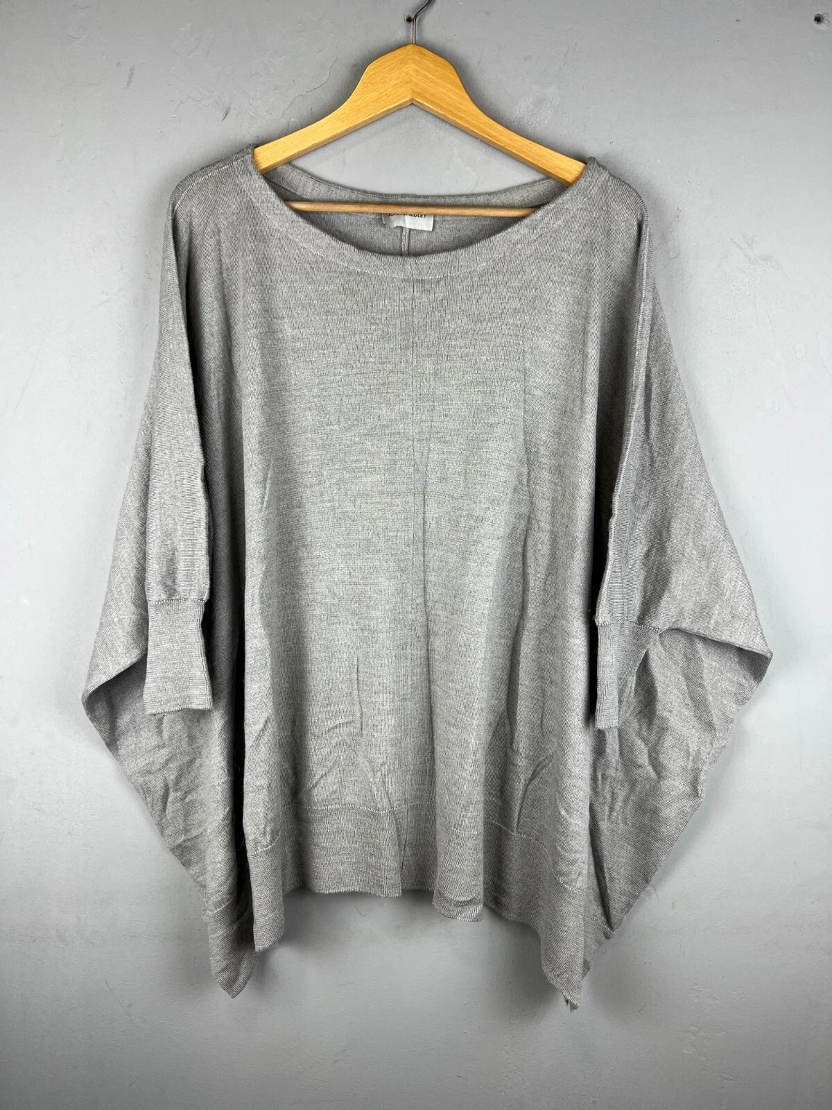 John Smedley 100% Merino Wool Poncho Jumper one size