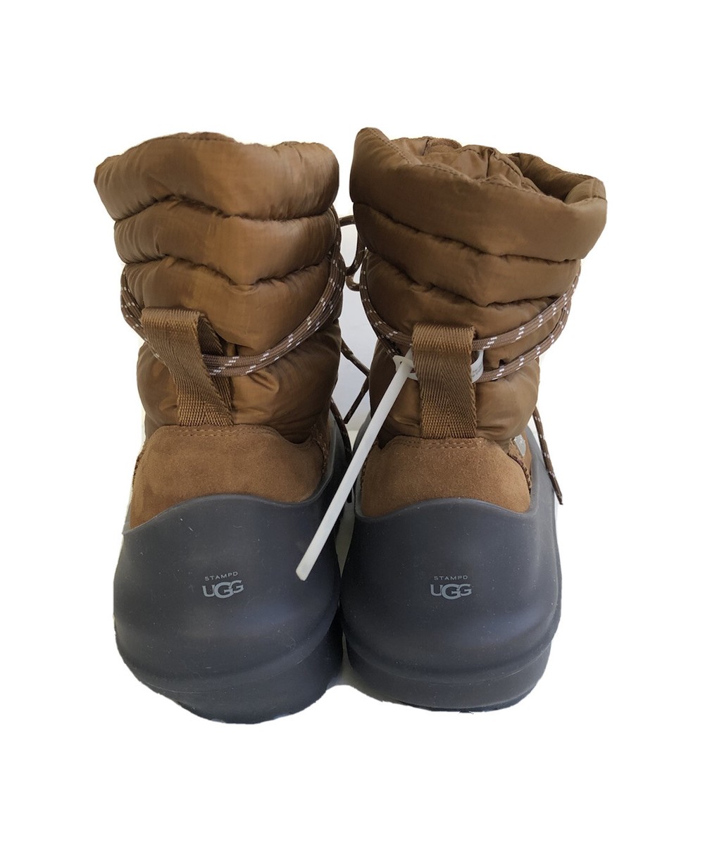 UGG Men’s Chestnut Lace-Up Winter Boots with Shearling Collar Mens UGG® Neumel Chukka Boot - Chestnut | Journeys main image 3