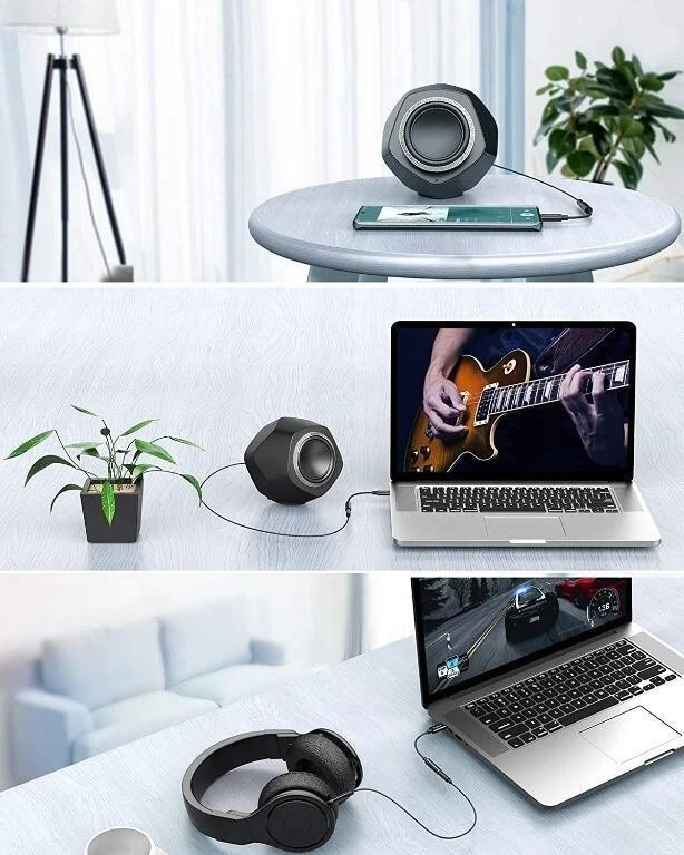 *TOP QUALITY* iNassen USB C to 3.5mm Headphone Jack Adapter Type C to Aux Audio - Image 3 of 4