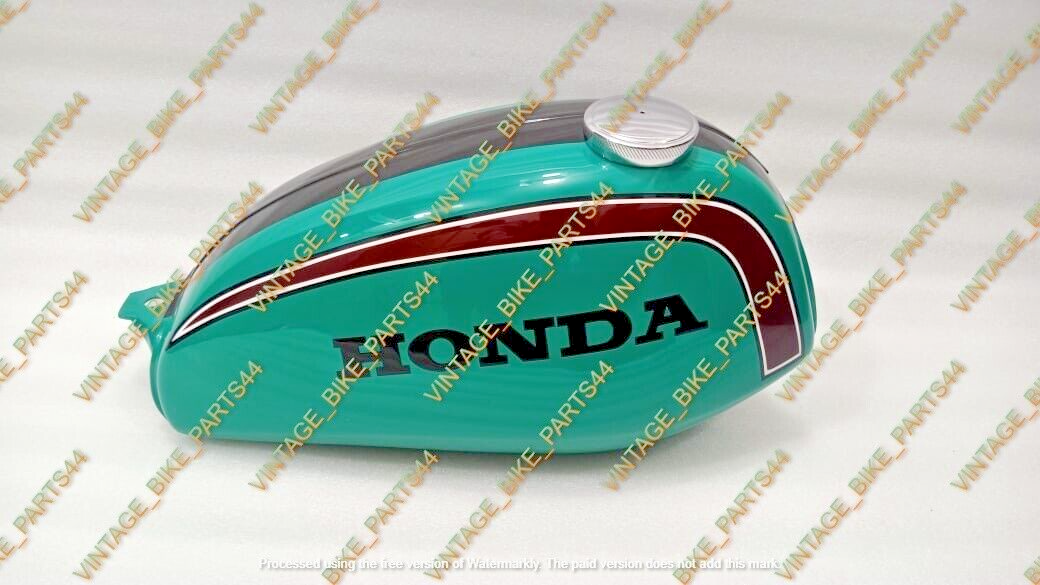 Honda SL125 SL100 K1 1973 to 1975 Model Steel Green & Black Painted