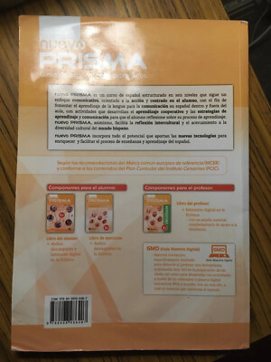 Nuevo Prisma B2 Libro Del Alumno. Edi Numen. Curso De Español para Extranjeros.