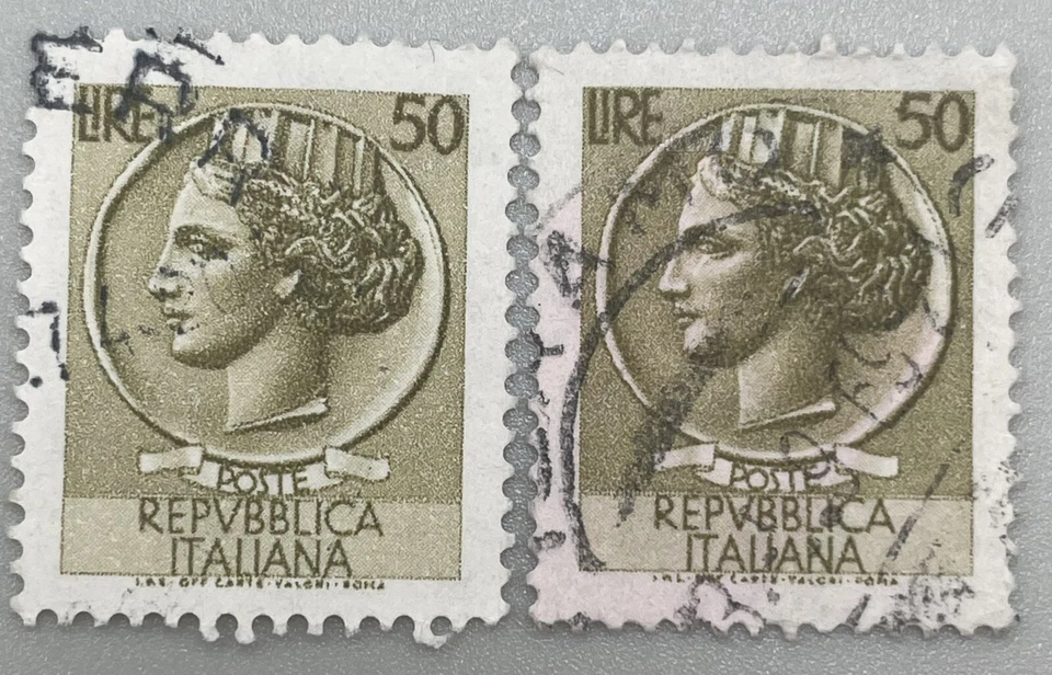 Twenty Five (25) Vintage 50/25/10 lire Italian stamps - Image 4 of 4