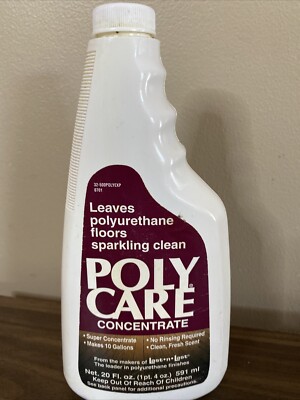 PolyCare Concentrate No Rinse Polyurethane Cleaner 20 Oz 65% Full | eBay