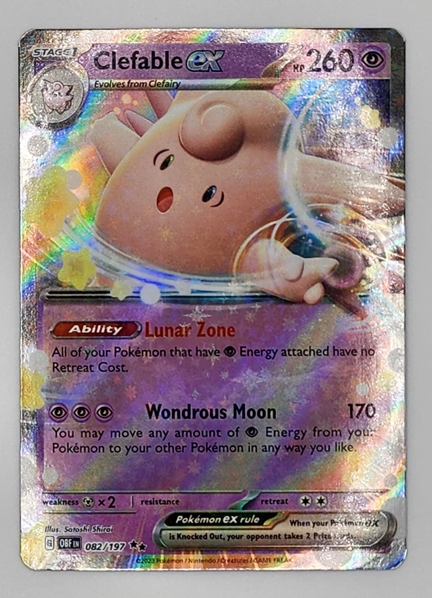 Clefable ex Pokémon TCG卡| eBay