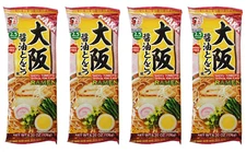 Itsuki Japan Instant Ramen Noodle, Osaka, Shoyu Tonkotsu, Pack of 4, 8 Servings 
